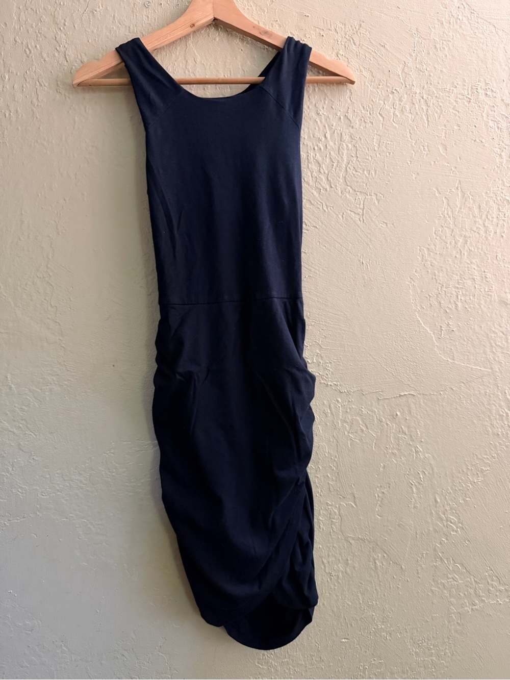 Athleta Black Midi Dress with built in bra